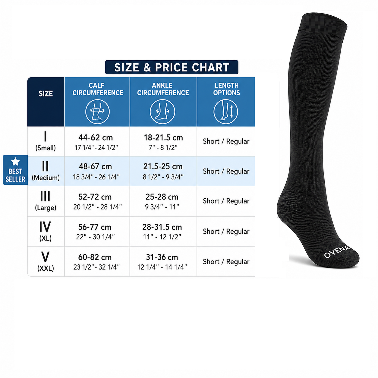 Compression Starter Kit, Socks + Sock Aid + Cleanser