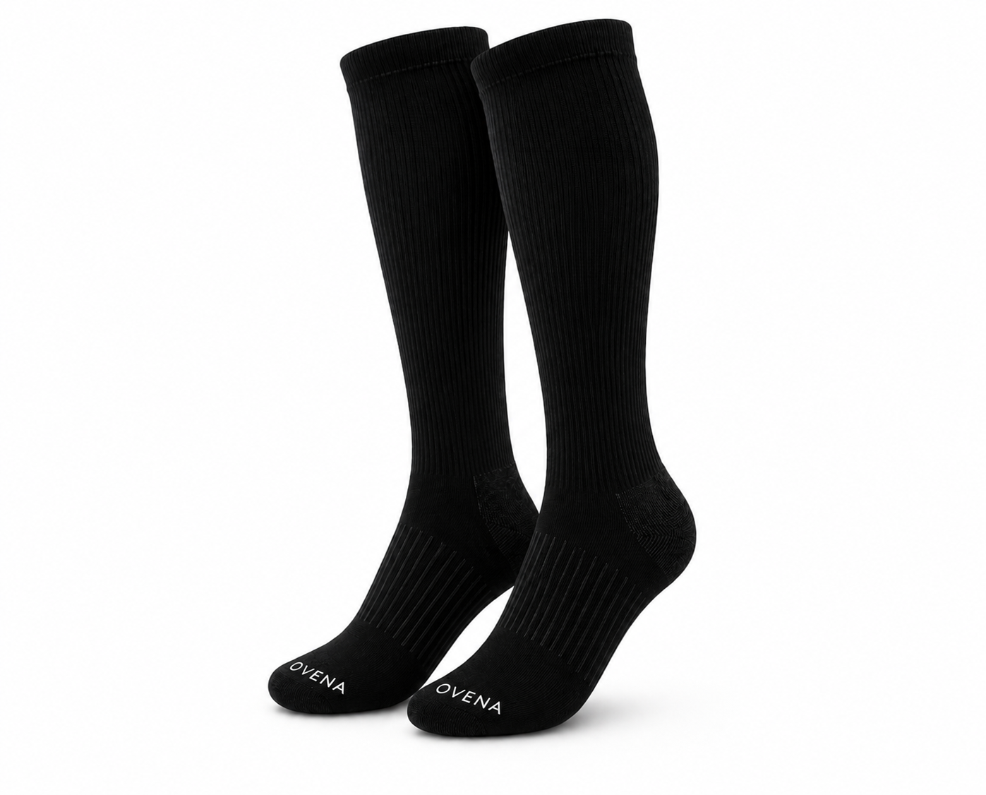 Ovena Health 20-30 mmHg medical-grade graduated compression socks knee-high closed toe