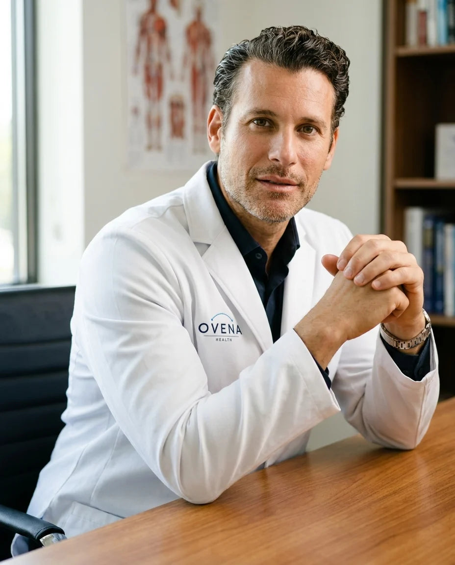 Ali D. Chahine, MD — Medical Director of Ovena Health, in clinic